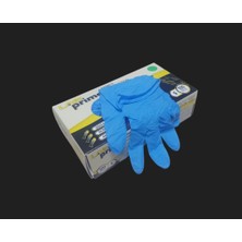 Lab Prime Çok Amaçlı - Nitril Eldiven Pudrasız Mavi Renk -- S Beden -- Gıdaya Uygun 100 Adet/paket