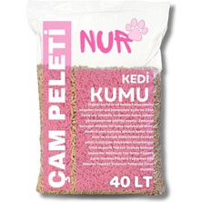 Nur Çam Pelet Kedi Kumu | %100 Doğal, Tozsuz ve Yüksek Emici  | Üstün Koku Kontrolü