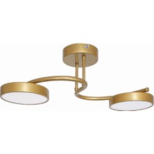 Fuji Ledli 3 Renk Işık Veren Dekoratif Ledli Avize Oturma Odası Koridor Mutfak Salon Cafe 3lü