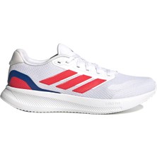 adidas Runfalcon 5 Erkek Beyaz Koşu Ayakkabısı JI0876 Nefes Alabilir Yapı ile Konforlu Tasarım