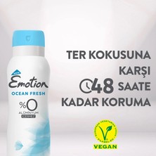 Emotion Ocean Fresh 3'lü Kadın Deodorant (3 x 150 Ml)