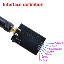 Aiorwel 5.8ghz 48CH Fpv Vtx Kablosuz Görüntü Video Vericisi 0/100/200/400/1000MW Rp-Sma Antenli Rc Fpv Yarış Drone'u Için (Yurt Dışından)
