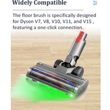 Aiorwel Dyson V7 V8 V10 V11 V15 Elektrikli Süpürge Parçaları Için Doğrudan Tahrikli Fırça Başlığı Halı Zemin Temizliği Için Toz Algılama Yeşil Işığı (Yurt Dışından)