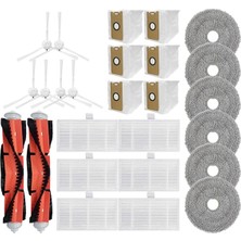 Aiorwel Xiaomi Lydsto W2 / Kyvol Cybovac S60 / Aıcle INS-200 Elektrikli Süpürge Parçaları Için Yan Fırça Hepa Filtreleri Paspas Bezleri (Yurt Dışından)