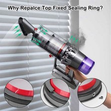 Keioug Dyson V11 V15 SV14 SV15 SV22 Elektrikli Süpürge Toz Haznesi Sızdırmazlık Halkası Değişimi Toz Haznesi Üst Sabit Sızdırmazlık Halkaları (Yurt Dışından)
