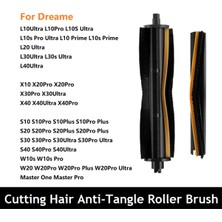 Keioug Dreame X40/X30/X20/X10/S30/S20/S10/L20 Ultra Serisi Vakum Ataşmanı  Yedek Rulo Fırça Kazıma Şeridi Seti (Yurt Dışından)