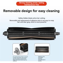 Keioug Dreame X40/X30/X20/X10/S30/S20/S10/L20 Ultra Serisi Vakum Ataşmanı  Yedek Rulo Fırça Kazıma Şeridi Seti (Yurt Dışından)