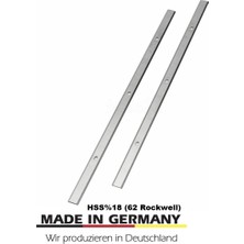 Turmfalke Sägen & Messer Scheppach 2 Adet/ Kalınlık Planya PLM1800 Yedek Planya Bıçağı 18% Hss