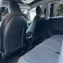 K-Design Tesla Model Y Araca Özel Oto Koltuk Kılıfı - Deri