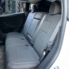 K-Design Tesla Model Y Araca Özel Oto Koltuk Kılıfı - Deri