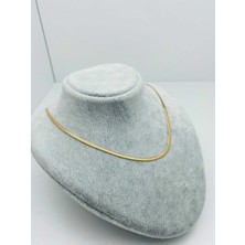 Gly Çlk Bijuteri 2mm 60CM Ince Italyan Çelik Kolye (Gold) 010607-03