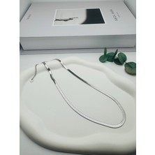 Gly Çlk Bijuteri 4mm 45CM Italyan Çelik Kolye (Gümüş) 0106151-01