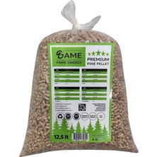 Fame Enerji Enerji % 100 Çam Peleti Kedi Kumu 12,5 Lt 6 mm