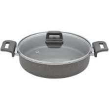 Mehtap Vigano 28 cm Gri Karnıyarık Tenceresi