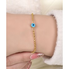 Kuyumcu Nurettin 2,40 gr (Gram) Doc Göz Bileklik 22 Ayar Altın 19 cm