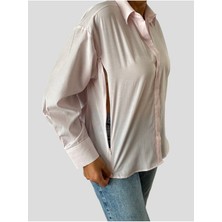 Emzirme Gömleği Pembe- Gizli Fermuarlı