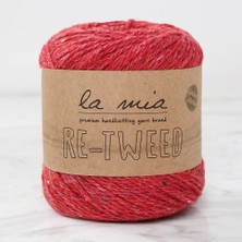 La Mia Re-Tweed Kırmızı Melanj El Örgü İpi - L165