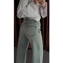 Hazelanna Desenli Taşlı Jean