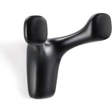 System 2005 Portmanto Askılığı Siyah Renk 80MM (AS2005 0080 Al6)