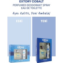 EXTORY Cobalt Erkek Parfüm Seti 100 ml EDT + 150 ml Deodorant