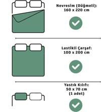 My Story Lastikli Çarşaflı Tek Kişilik Nevresim Takımı Saten Gri