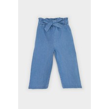 DeFacto Kız Bebek Paperbag Düz Paça Jean Pantolon