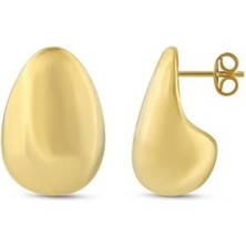 Assos Tasarım Altın Küpe - 14K