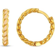 Assos Altın Halka Küpe - 14K