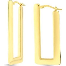 Tasarım Altın Küpe - 14K - 4.14GR