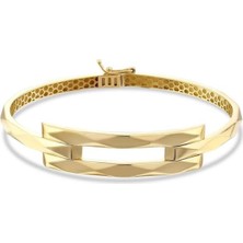 Altın Kaburga Kelepçe - 14K - 8.60GR