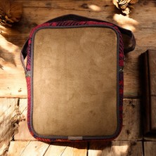 DEHNA El Dokuma Kilim Desenli Omuz Çantası – Eşsiz ve Şık Tasarım Midi (En: 20CM, Boy: 24CM, Genişlik: 8cm)