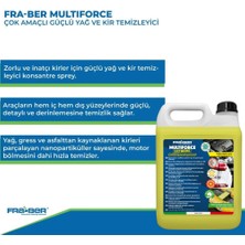 Fra-Ber Multıforce Çok Amaçlı Güçlü Yağ ve Kir Temizleyici (1:10 Konsantre) - 4,54 Lt