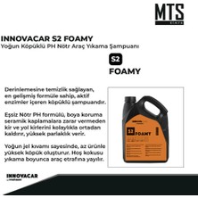 Innova Car Innovacar S2 Foamy Enzimli Ph Nötr Köpüklü Araç Yıkama Şampuanı Konsantre - 4,54 Lt
