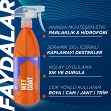 Gyeon Q²m Wetcoat Nano Boya Koruma ve Seramik Sprey Hızlı Cila - 1000 ml -Su Itici Parlak Islak Cila