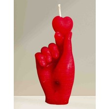 Alfa Gift Dekoratif Mini Jest Kalp Mum