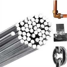 Spibicyy 50 Adet Bakır Alüminyum Elektrot Düşük Sıcaklık Çözümü Kaynak Metal Akı Özlü Elektrot 1.6mm x 33CM (Yurt Dışından)