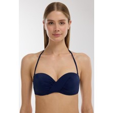 Ayyıldız 63549 Lacivert Straplez Bikini Üstü
