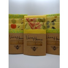 Verafood Balmumu Saklama Bezi Limited Edition Serisi (40*40 Bez,30*30 Bez,30*30 Bez,20*20 Bez)