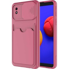 ZORE Galaxy A01 Core Kılıf ​Kartix Kapak-Koyu MOR-8682314122726-MRYN55195