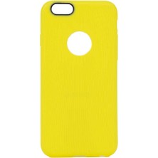 Apple iPhone 6 Uyumlu Zore Line Silikon KAPAK-SARI-8680436255476-TA64630-MRYN