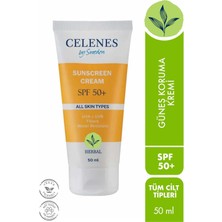 CELENES By Sweden Herbal Güneş Koruma Kremi 50 Spf 50ML/ Tüm Cilt Tipleri