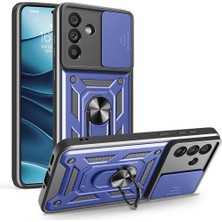 ZORE Galaxy A56 Kılıf Magnetik Standlı Kamera Korumalı Sürgülü Vega Kapak -115440-8680436833285-MRYN