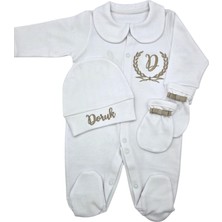 Atölye Müge Isimli Hastane Çıkışı 3 Lü Set Bej