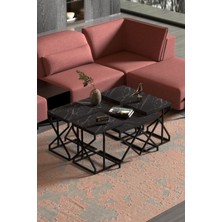 Orta Sehpa ve Zigon Sehpa V Lüx 5'li Set Bendir