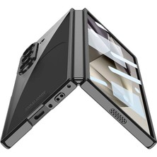 ZORE Galaxy Z Fold 6 Kılıf Full Camlı Kıpta KAPAK-GÜMÜŞ-8680436798416-MRYN107414