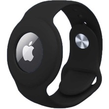 ZORE Uyumlu Airtag Anahtarlık Kordon - SIYAH-8682314138345-TDOM54145