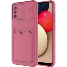 ZORE Galaxy A02S Kılıf ​Kartix Kapak-Koyu MOR-8682314122665-MRYN55920