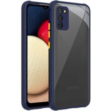 ZORE Galaxy A02S Kılıf ​​Kaff KAPAK-LACIVERT-8682314101790-MRYN51792
