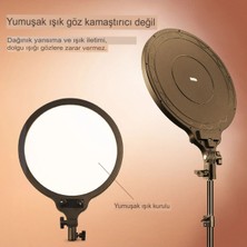 14 Inç Youtube Makyaj Canlı Akışı Video Fotoğrafçılığı Aydınlatma Için LED Stüdyo Fotoğraf Panel