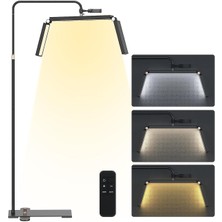 Ensiga Beauty 36 Inç Yarım Ay Lamba Ayarlanabilir Parlaklık ve Yükseklik Soğuk Sıcak LED Kirpik Dövme İçin